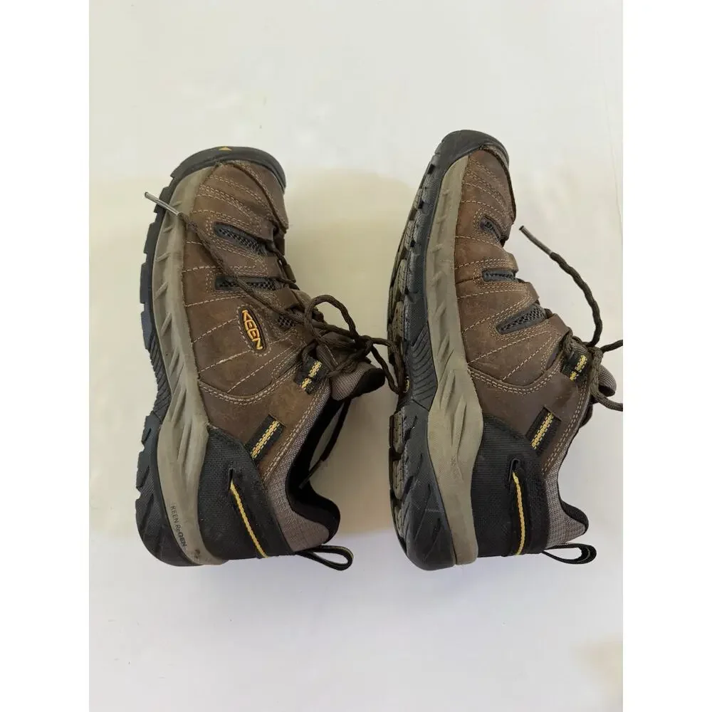 Keen Utility Flint II Soft Toe Work Shoes Mens 8 D Brown Slip Resistant EH